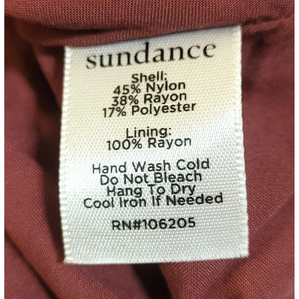 Sundance PXL Lace Boho Festival Western Lined Side Zip Scalloped Fringe Skirt